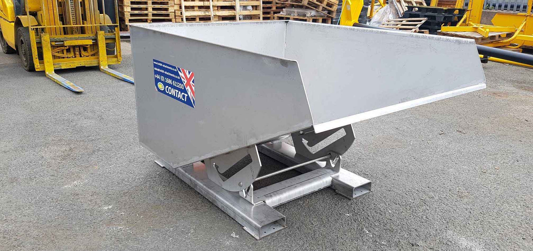 Stainless Steel Forklift Skip