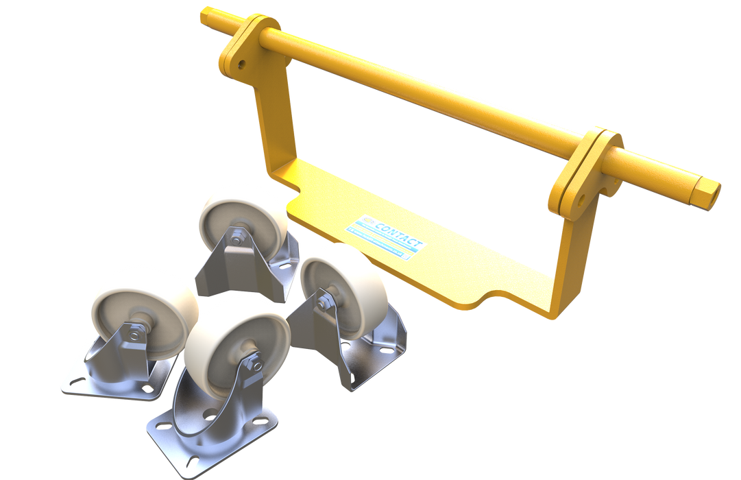 Auto release kit for fitted to forklift tipping skip