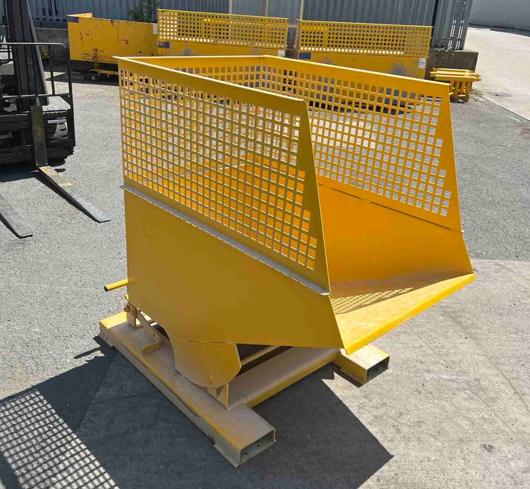 700 Litre (0.7m3) Capacity Tipping Skip With Mesh Side Extensions